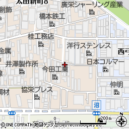 大阪府八尾市太田新町9丁目53周辺の地図