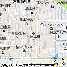 大阪府八尾市太田新町9丁目60周辺の地図