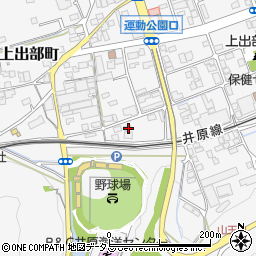 岡山県井原市上出部町682周辺の地図