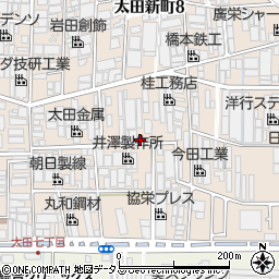 大阪府八尾市太田新町9丁目152周辺の地図