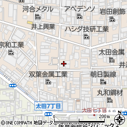 大阪府八尾市太田新町7丁目99周辺の地図