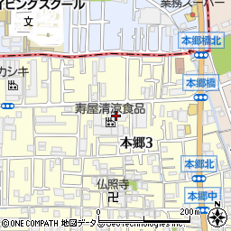 寿屋清涼食品株式会社周辺の地図