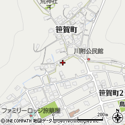 岡山県井原市笹賀町1019周辺の地図