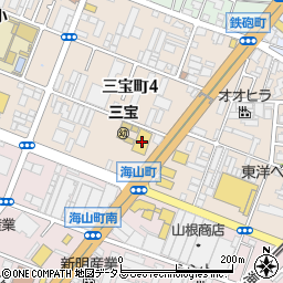 オートバックス堺三宝店周辺の地図