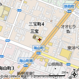 オートバックス堺三宝店周辺の地図