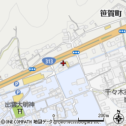 岡山県井原市笹賀町750周辺の地図