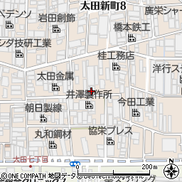 大阪府八尾市太田新町9丁目155周辺の地図