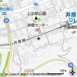 岡山県井原市上出部町1013周辺の地図