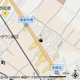 コスモセルフステーション松阪船江ＳＳ周辺の地図