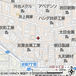 大阪府八尾市太田新町7丁目97周辺の地図