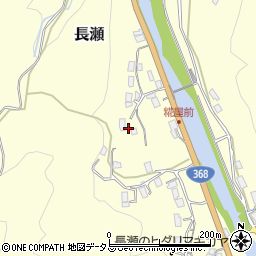 三重県名張市長瀬1673周辺の地図