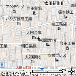 大阪府八尾市太田新町7丁目3周辺の地図