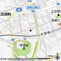 岡山県井原市上出部町678周辺の地図