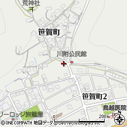 岡山県井原市笹賀町1025周辺の地図