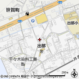 岡山県井原市上出部町201周辺の地図
