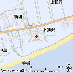 愛知県田原市和地町下狐沢44-2周辺の地図