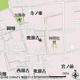 愛知県田原市堀切町奥瀬古周辺の地図