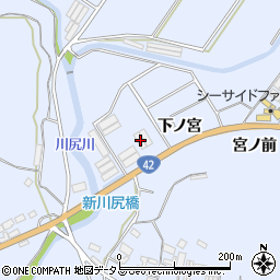 愛知県田原市和地町下ノ宮134周辺の地図
