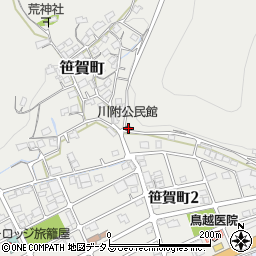 岡山県井原市笹賀町887周辺の地図