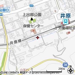 岡山県井原市上出部町1011周辺の地図
