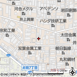 大阪府八尾市太田新町7丁目95周辺の地図