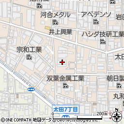 大阪府八尾市太田新町7丁目230周辺の地図