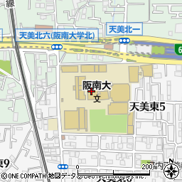 阪南大学　本キャンパス周辺の地図