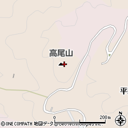 高尾山周辺の地図