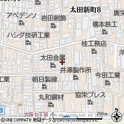 大阪府八尾市太田新町7丁目1周辺の地図