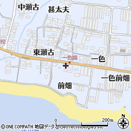 愛知県田原市和地町前畑周辺の地図