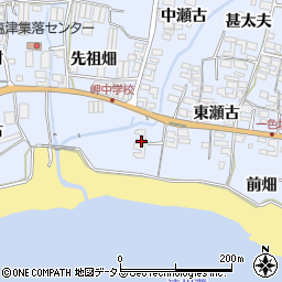 愛知県田原市小塩津町東瀬古59周辺の地図