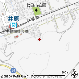 岡山県井原市七日市町2783周辺の地図