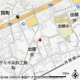 岡山県井原市上出部町177周辺の地図
