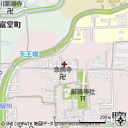 奈良県天理市田町560周辺の地図