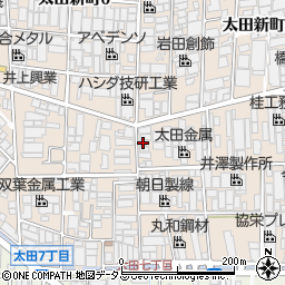 大阪府八尾市太田新町7丁目18周辺の地図