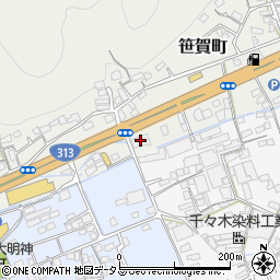 岡山県井原市笹賀町461周辺の地図