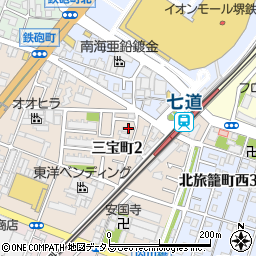藤島材木店周辺の地図