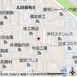 大阪府八尾市太田新町9丁目32周辺の地図