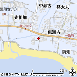 愛知県田原市小塩津町東瀬古47周辺の地図