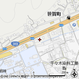 岡山県井原市笹賀町460周辺の地図
