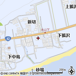 愛知県田原市和地町下狐沢65周辺の地図