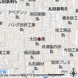 大阪府八尾市太田新町7丁目5周辺の地図