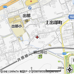 岡山県井原市上出部町258周辺の地図