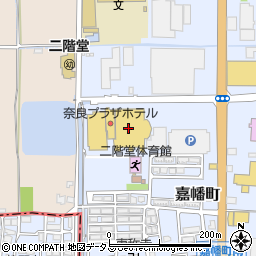 奈良プラザホテル周辺の地図