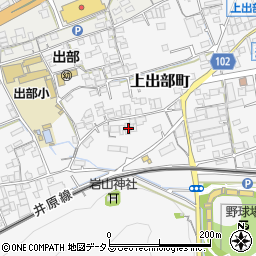 岡山県井原市上出部町277周辺の地図