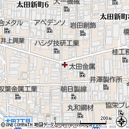 大阪府八尾市太田新町7丁目15周辺の地図