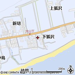 愛知県田原市和地町下狐沢80周辺の地図