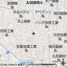 大阪府八尾市太田新町7丁目92周辺の地図