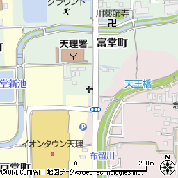 奈良県天理市富堂町27周辺の地図