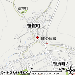 岡山県井原市笹賀町1119周辺の地図